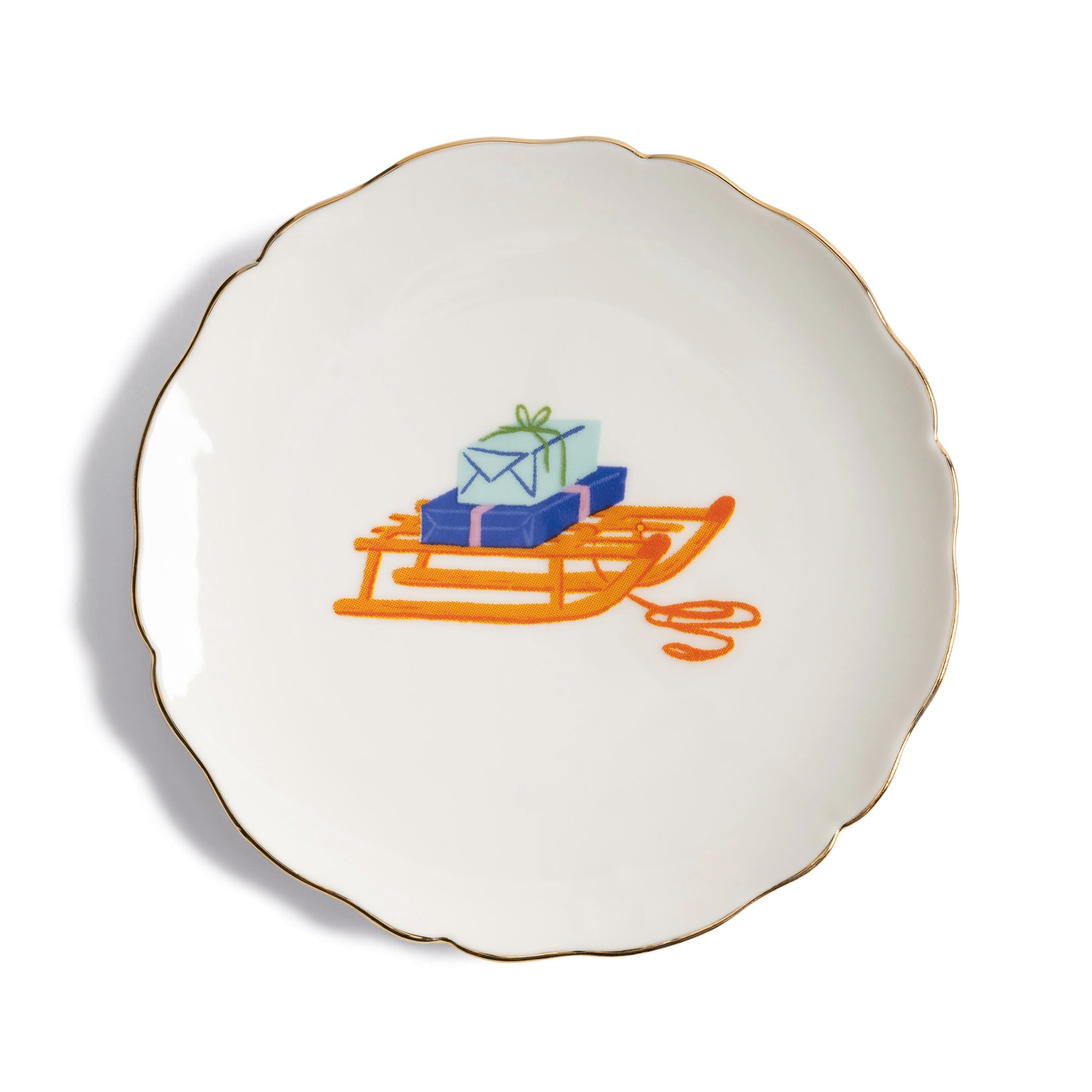 Feast tallerken, Ø13 cm. - 6 stk.